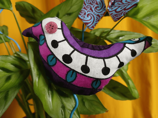Oiseau en tissu