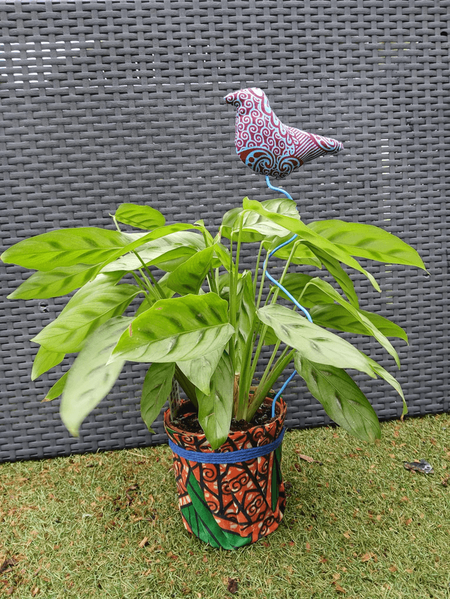 Oiseau en tissu